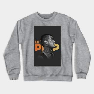 Lil peep drawing Crewneck Sweatshirt